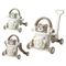 Modern Cheapest Price Music Cartoon Bear Wholesale New Designed Montessori Wheels Handle Infant Baby Push Walker