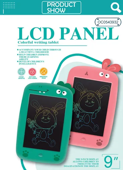 Montessori Educational Kids Light Toys Learning Magic LCD Electronic Reusable Wholesale Magnetic Writing Tablets Drawing Board