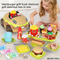 Wholesale Mini Pretend Play Cooking Set Fast Food Children's Plastic Kitchen Toys for Kids