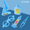16PCS Pretend Play Bag Plastic Educational Montessori Interactive Children's Creative Doctor Toys Set for Kids