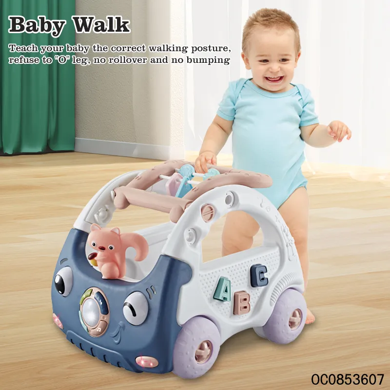 Early Education Kids Wholesale New Designed Wheel Educational Baby Walker with Music