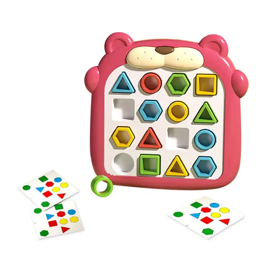 Wholesale Educational Montessori Kids Learning Early Education Cognitive Function Developing Sorting and Baby Building Block Matching Toy