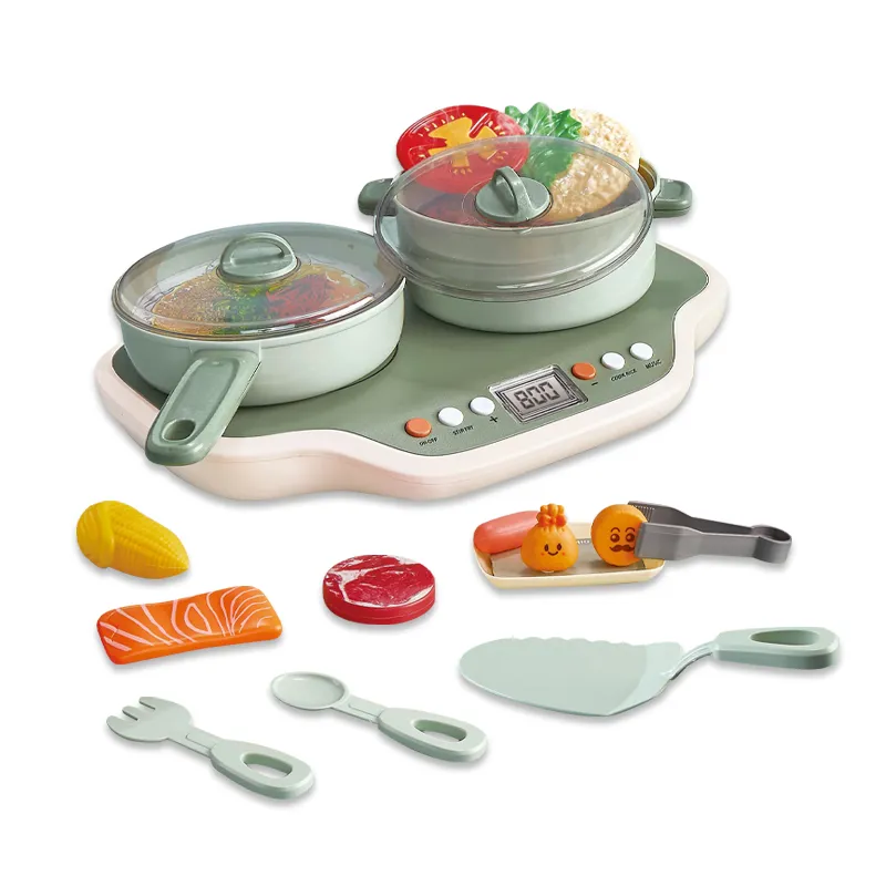 Wholesale Children's Pretend Role Play Funny Children's Plastic Kitchen Tool Food Toys
