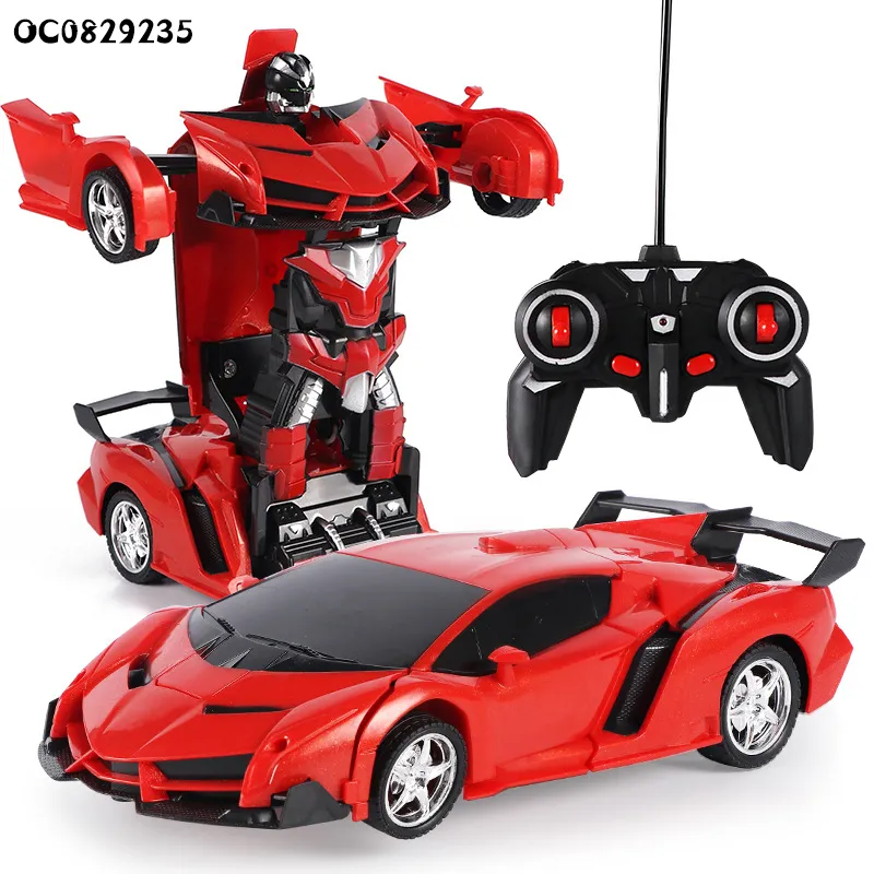 Wholesale Deformation Robot Car Model Display 1: 18 Scale Model Wheel RC Remote Control Car for Kids