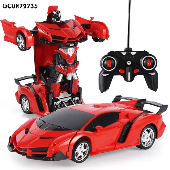 Wholesale Deformation Robot Car Model Display 1: 18 Scale Model Wheel RC Remote Control Car for Kids