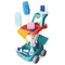 Kids Cleaning Tool Plastic Toys Set for Child Pretend Play Sweeping Tool Set with Trolley