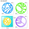 Wholesale Educational Geometric Ruler Drafting DIY Art Tools Creative Dawing Toys for Students