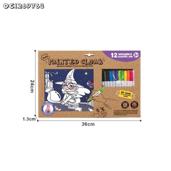 Montessori Halloween Theme Design Wholesale Painting Arts Crafts Popular DIY Coloring Education Toys for Kids