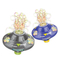 Kids Wholesale 32 Hole LED Light up Novelty Funny Toys Spinning Top Soap Electric Bubble Machine