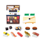 Wholesale Kids Pretend Play Mini Food Cognitive Education Sushi Model for Cutting Children's Plastic Kitchen Toy