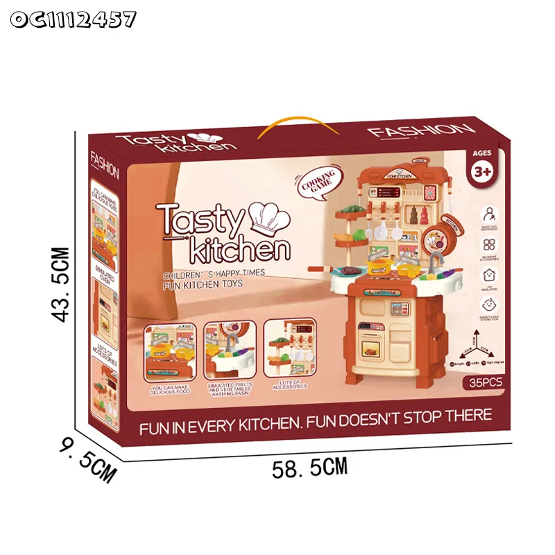 Wholesale Plastic Vegetables and Fruits Kitchen Children House Pretend Play Set Toys for Kids