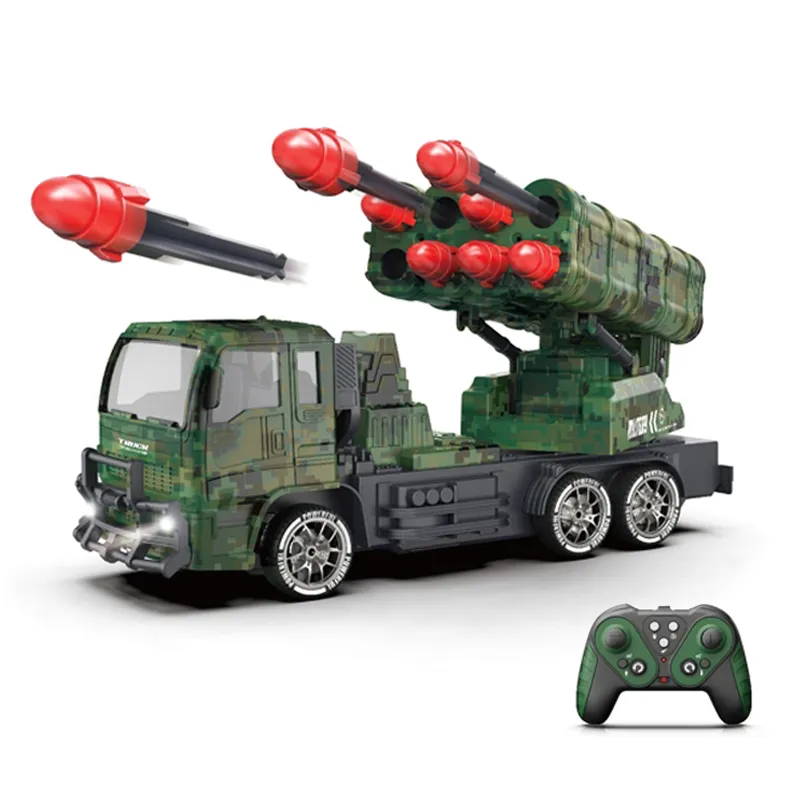 High Quality Remote Control Car Toys Truck Vehicle Soft Electric RC Truck Toys RC Car with Light and Sound for Kids