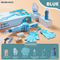 Kids Electronic Toy Smoke Stick Soap Bubble Machine with Light Music