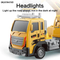 1: 16 RC Electric Excavator Kids Remote Control Building Material Toy Truck