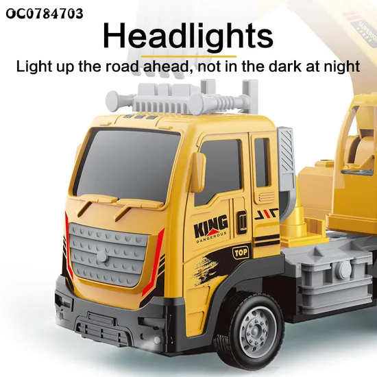 1: 16 RC Electric Excavator Kids Remote Control Building Material Toy Truck