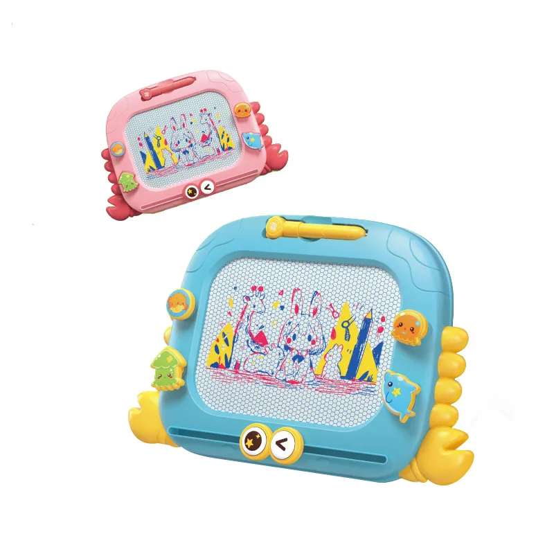 Montessori Educational Animal Themes Toys Recycled Plastic Cartoon Toys Wholesale Magnetic Drawing Board for Kids