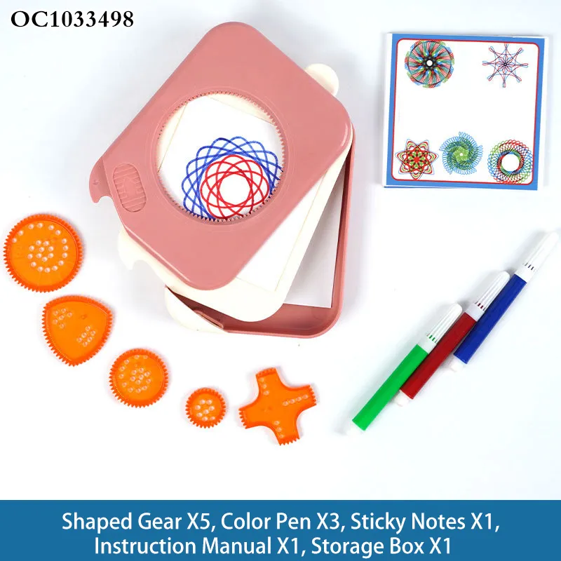 Multifunctional Geometric Ruler Artist Drawing Painting Tools and Materials Set Fancy Wholesale Educational Toy for Kids