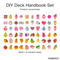 Wholesale Stickers Beads Glue Kids DIY Arts and Crafts Card Set Creative Handmade Toys for Girls
