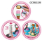 Educational Miniature Children's Plastic Kitchen Plastic Pretend Play Ice Cream Toy for Kids