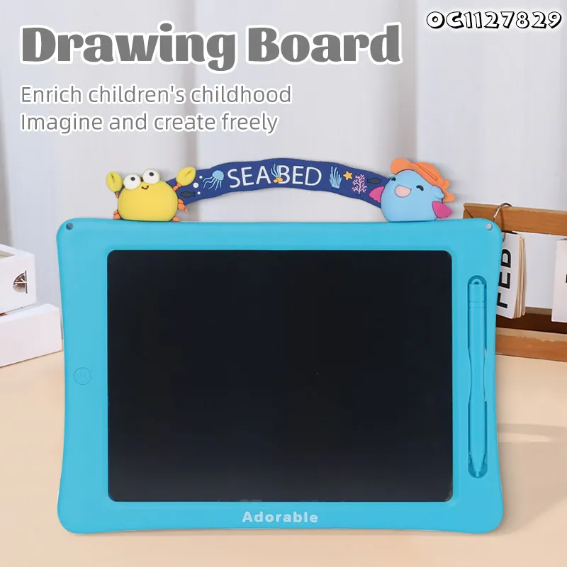 Wholesale Early Childhood Educational Toys LED Lighted LCD Magnetic Writing Tablet Kids Creative Drawing Boards