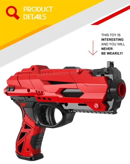 Hot Selling Educational Toys PP Plastic Air Shooting Sniper Gun Soft Bullet Gun