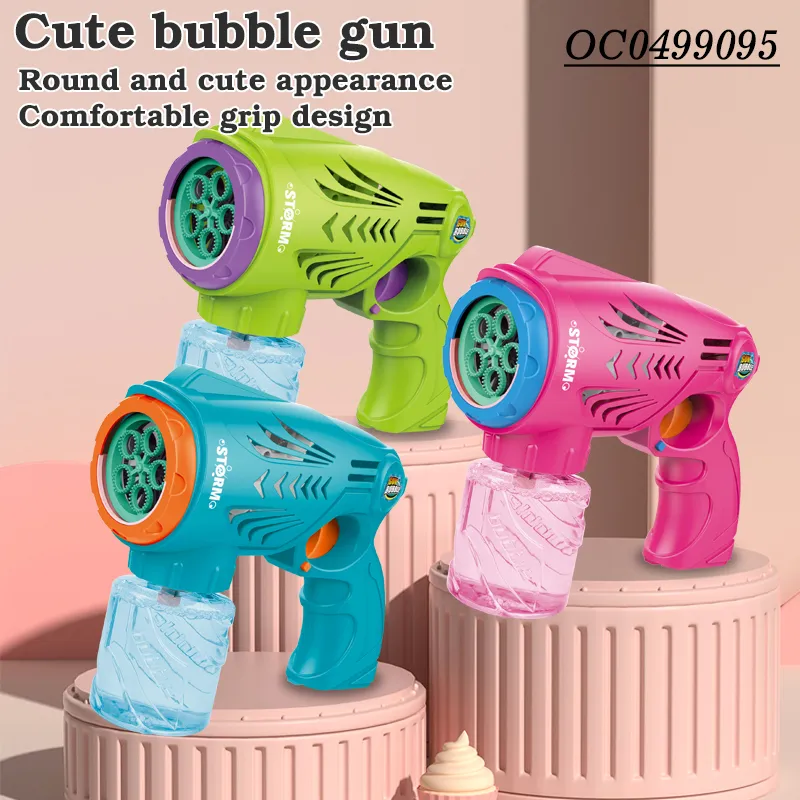 High Quality Interesting Outdoor B/O Kids Baby Bubble Toy Gun Machine