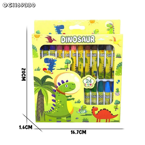Wholesale Painting Dinosaur Parking Artist Tools and Art Materials Set Pencil Crayons Box Set Drawing Toy for Kids