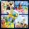 90ml Bubble Water Summer Outdoor Products Interactive Games Plastic Bubble Gun with Light Music