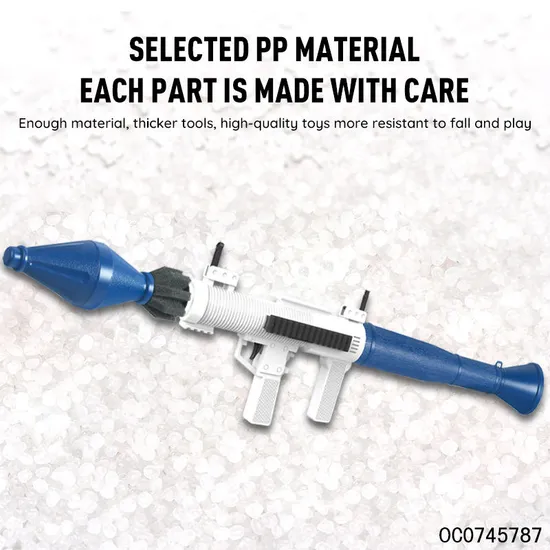 Hot Selling Game Shooting Toys Bullet Rocket Toy Gun for Boys