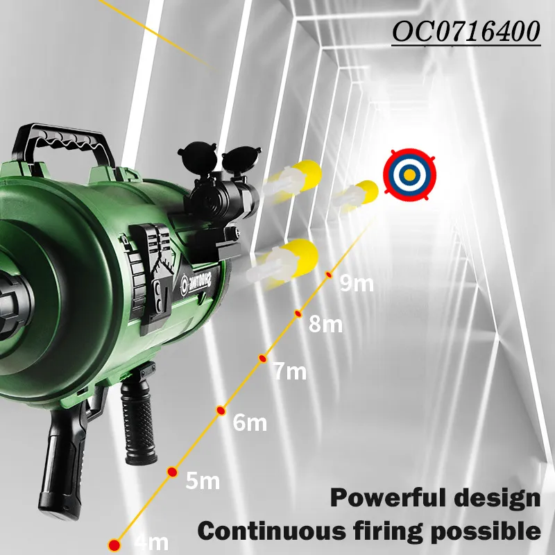 Hot Selling Long Distance Electric Practice Shooting Game Soft Bullet Novelty Toy Gun for Kids