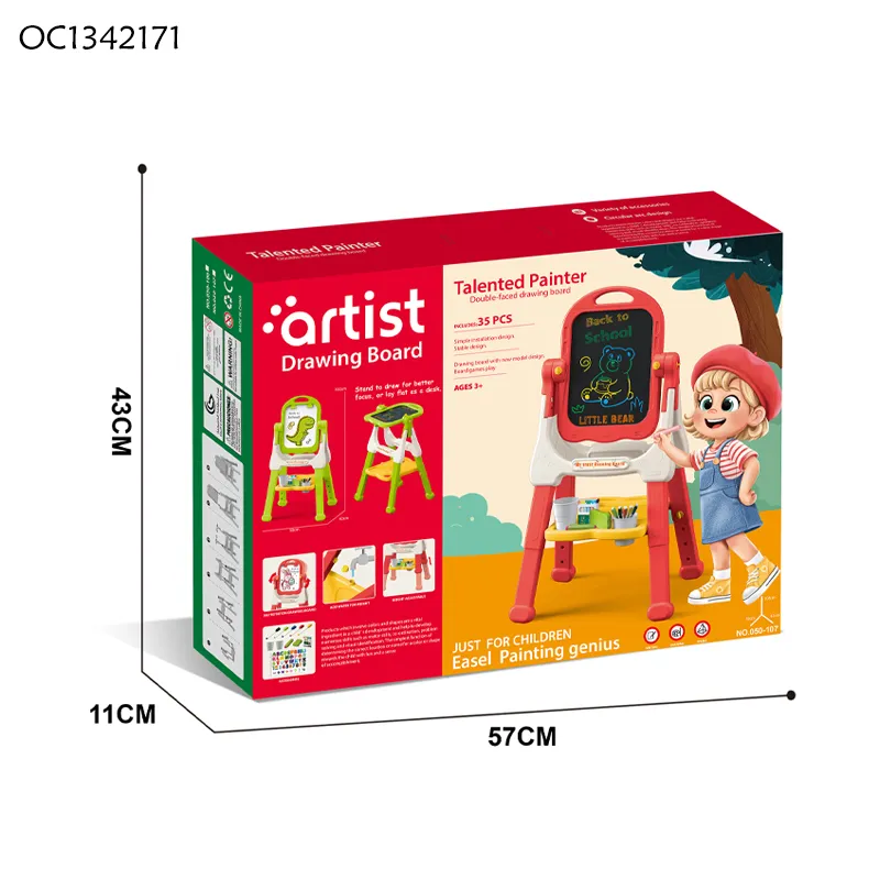 Wholesale Magnetic Educational Toys Kids Double Sided Erasable Whiteboard Toy Drawing Pad Board
