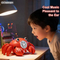 Wholesale Baby Indoor Outdoor Game Red Musical Electronic Crawling Crab Children Bubble Making Machine Toy