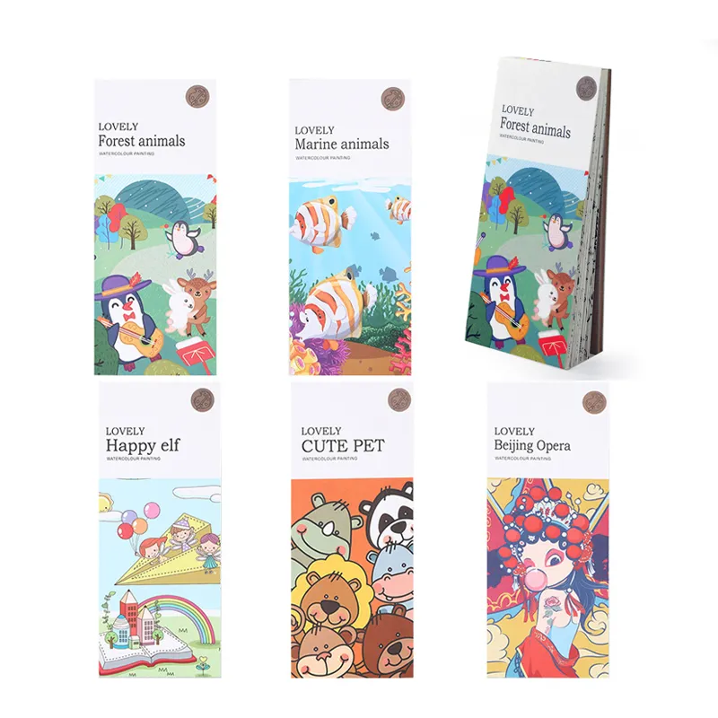 Wholesale Early Educational Learning Drawing Custom Water Coloring and Art Painting Books for Kids