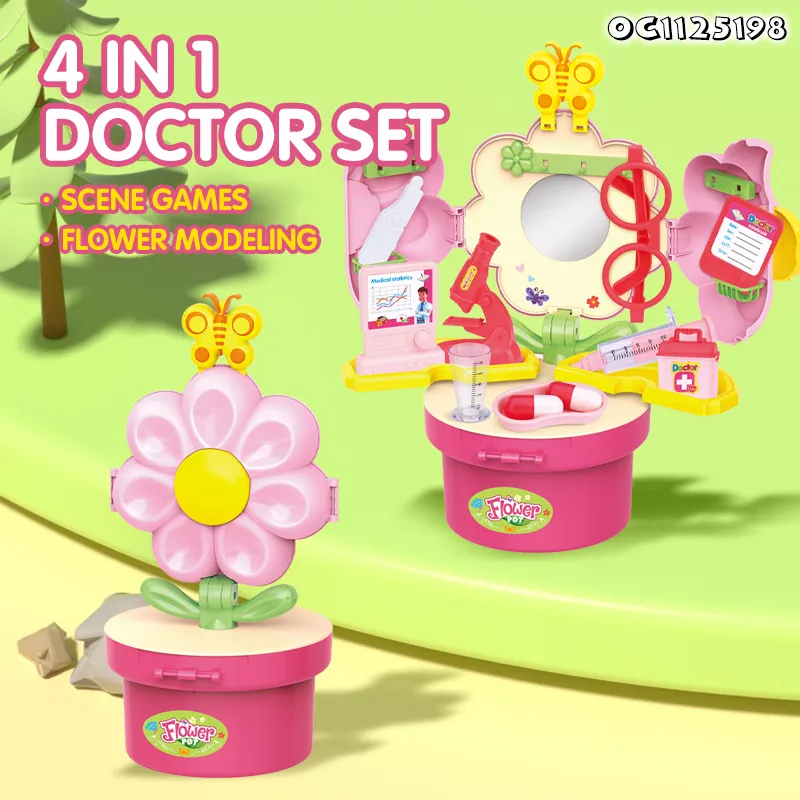 Wholesale Educational New Design Plastic Pretend Montessori Kids Doctor Hospital Play Set Toys