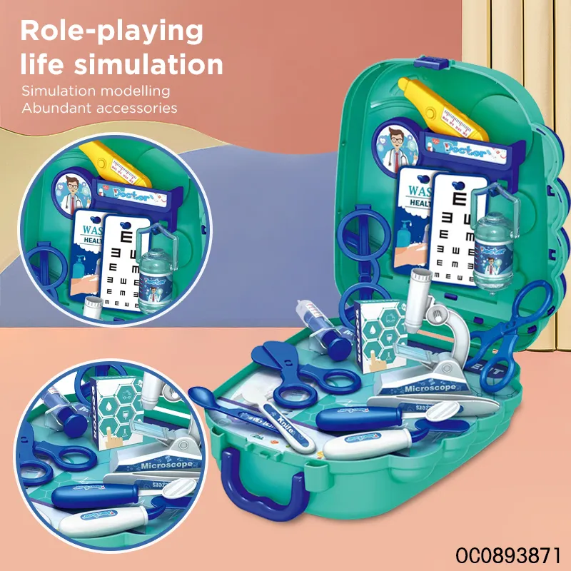 Wholesale Medical Game Kids Pretend Plastic Toys Montessori Interactive Doctor Play Set