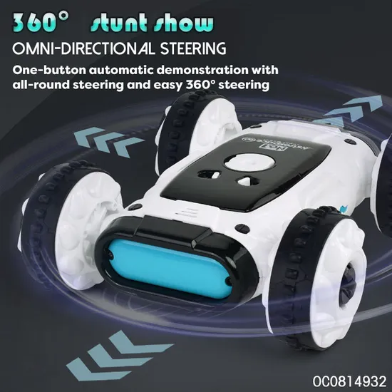 Wholesale Two Sides Drift RC 360 Rolling Stunt Scale Model Toy Car High Speed for Kids