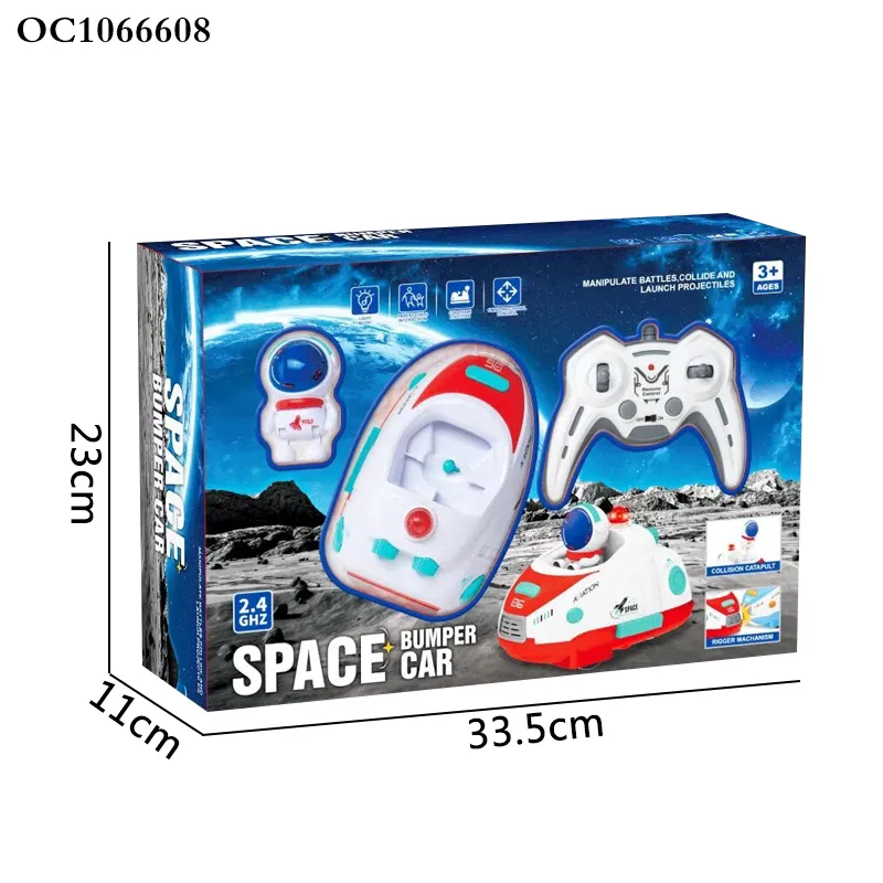 Wholesale 360 Degree Rotating Light Music RC Space Bumper Stunt Drift Cars Racing Remote Control Toys Car for Kids