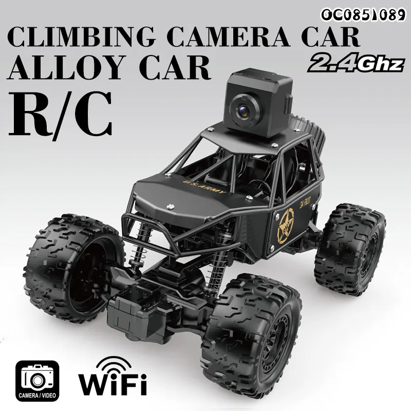 Wholesale Electronic Toys Remote Control Alloy off Road RC Model Car with Camerawifi