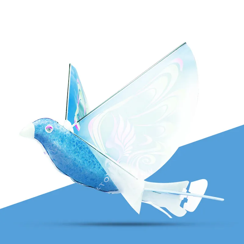 Wholesale Electric Battery Operated Line LED Light up Child Remote Control Electric Flying Bird Toys for Kids