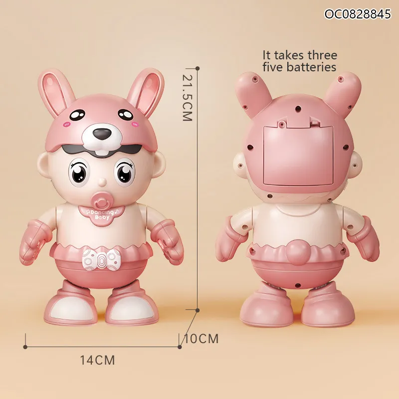Wholesale Musical Plastic Dancing Dolls Electronic Walking Toys for Kids Girls Baby Toy with Light