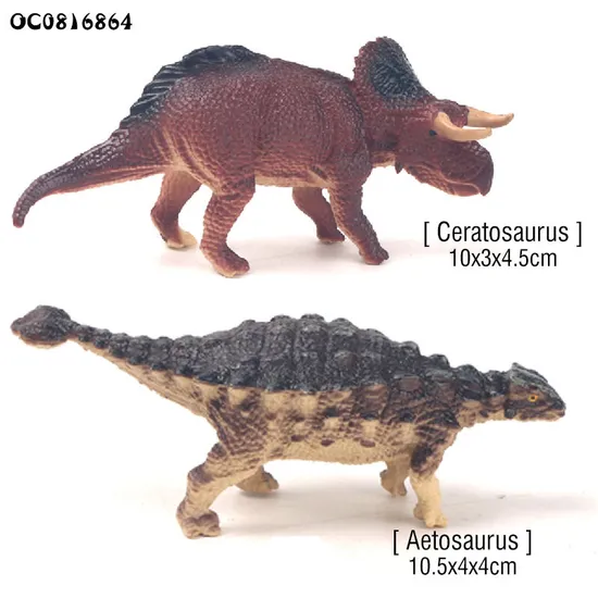 Wholesale Custom Solid Plastic Dinosaur Toy PVC Models Toy for Kids