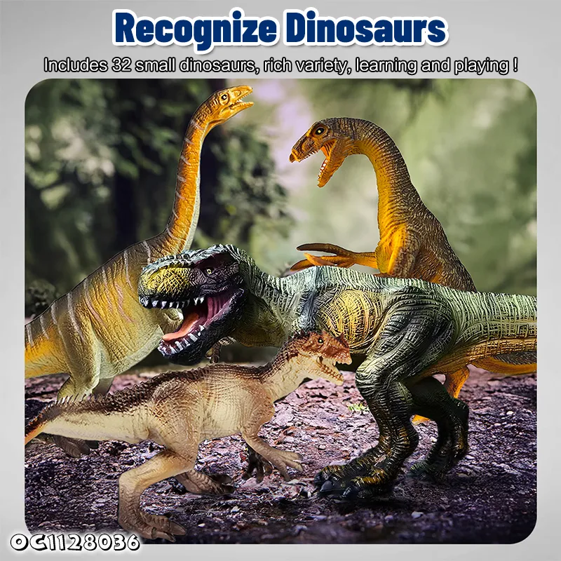 Wholesale Dinosaur Packaged Box Collectable Simulation Realistic PVC Animal Dinosaur Toys for 5 Year Old Boy Made in China