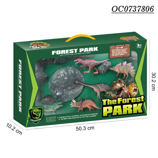 Wholesale Educational Plastic Rubber Animals Dinosaurs Forest Animals PVC Toys