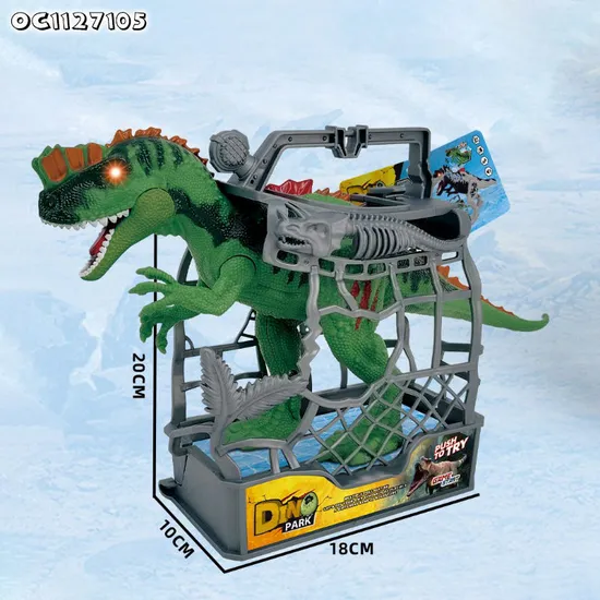 Battery Operated Movable Realistic Simulated Dinosaurs Model Moving and Walk Toys with Light and Sound for Boys