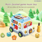 Wholesale Montessori Learning Baby Musical Educational Bus Montessori Piano Toy