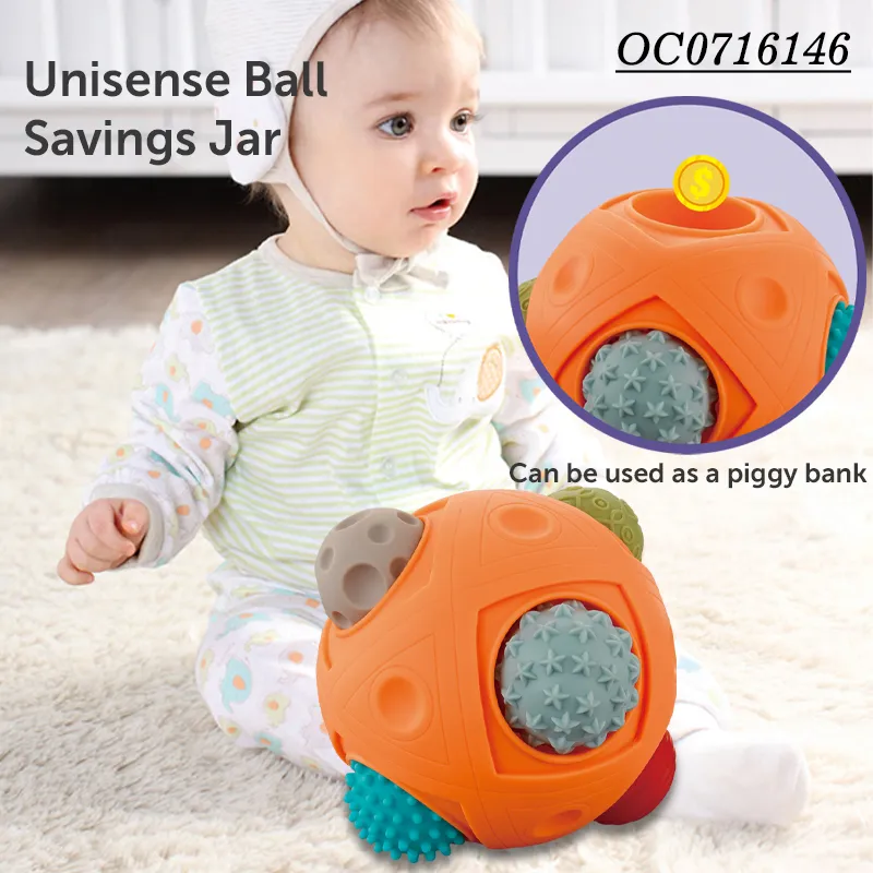 Wholesale Educational Kids Learning Sense Silicone Ball Montessori Sensory Baby Toy