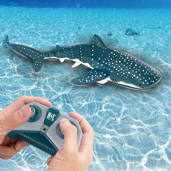 Wholesale Plastic Funny RC Animal Fish Whale Shark Remote Control Water Toy for Kids
