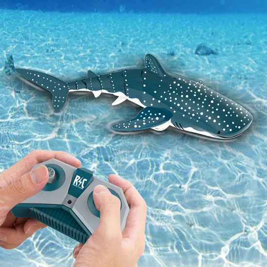 Wholesale Plastic Funny RC Animal Fish Whale Shark Remote Control Water Toy for Kids