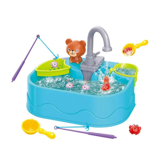 Wholesale Summer Montessori Summer Handheld Plastic Magnetic Fishing Game Water Toys