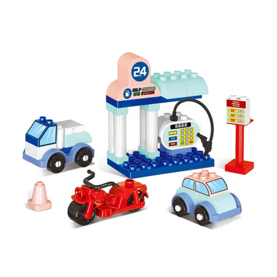 Wholesale Creative Kids Educational DIY Plastic Building Blocks Toy